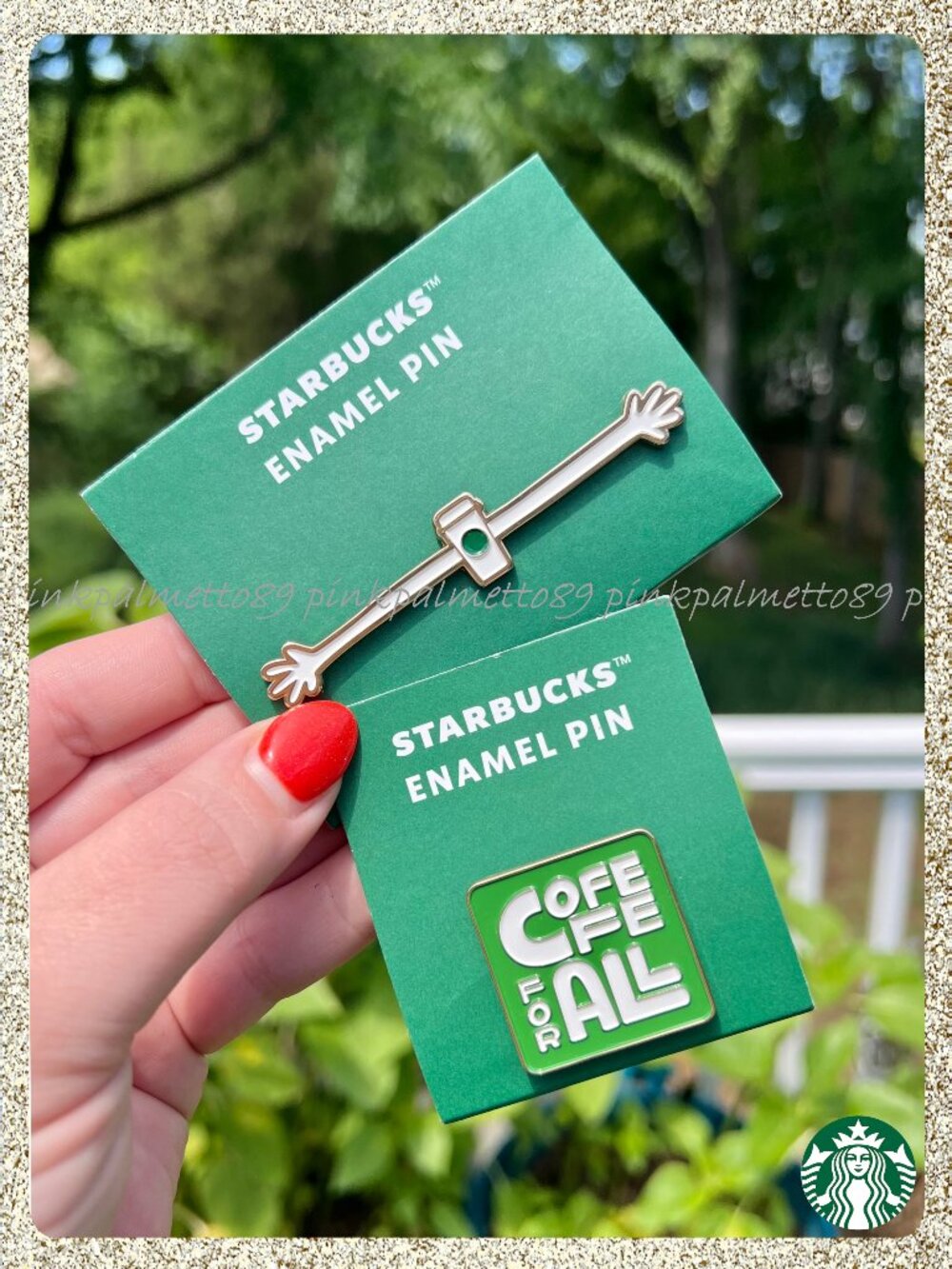💚📌📌 NWT 2026 Starbucks Set of 2 'Coffee for All' Ltd. Edition Collector Pins